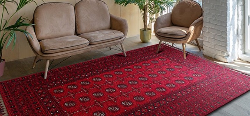 Alfombra Oriental Bukhara BK04 Rojo